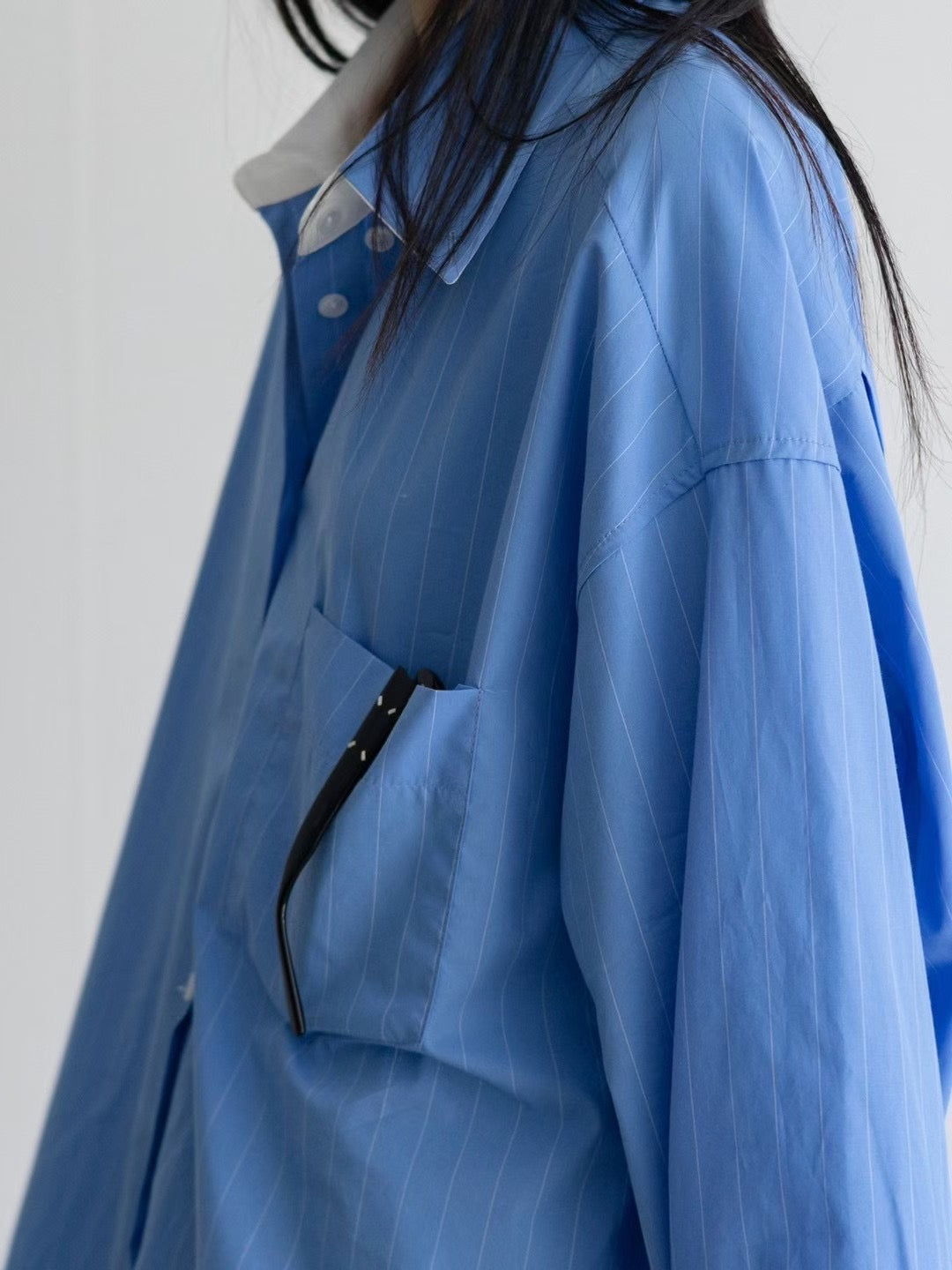 Jace Oversize Striped Shirt