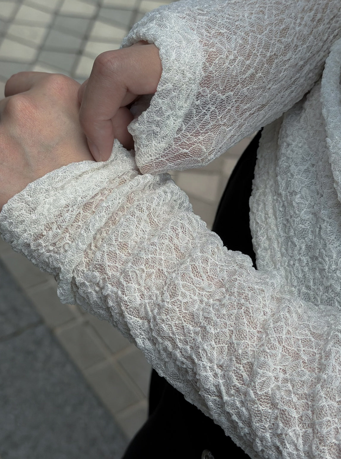 Angela Lace Off Shoulder Top