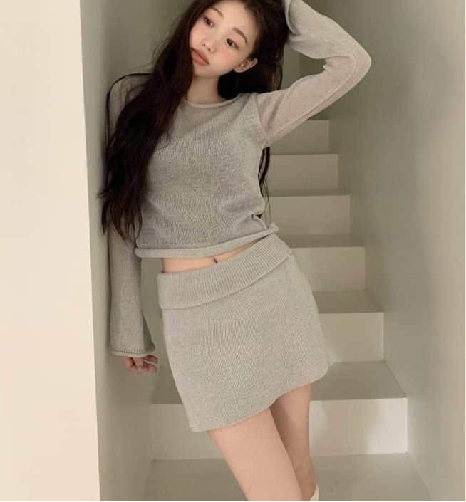 Mia Sheer Knit Set