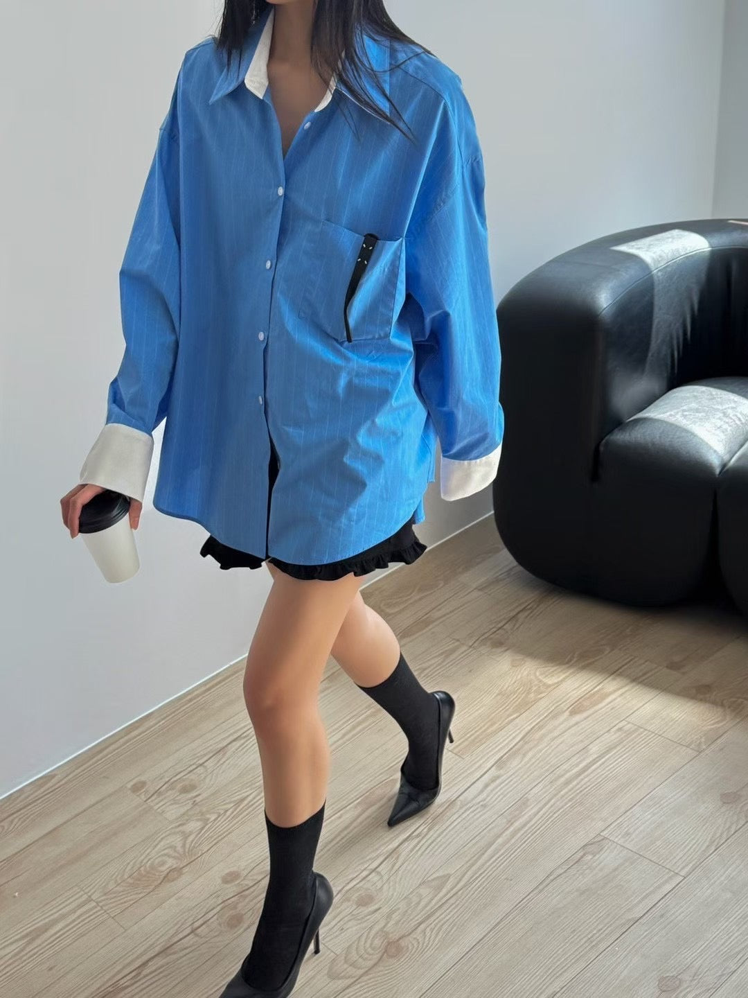 Jace Oversize Striped Shirt
