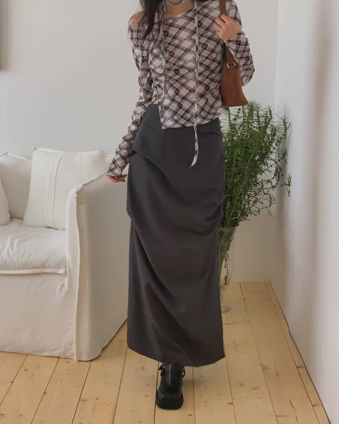 Adeline Slit Skirt