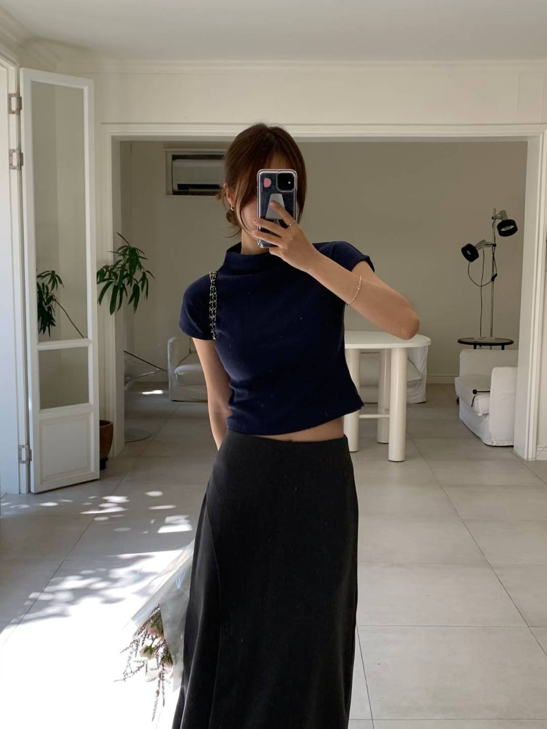 Daily Mock Neck Top