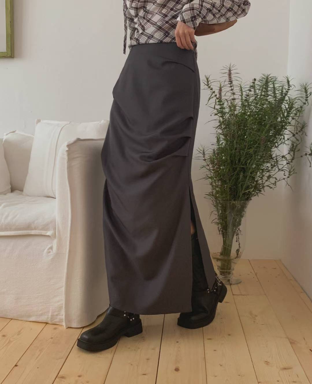 Adeline Slit Skirt