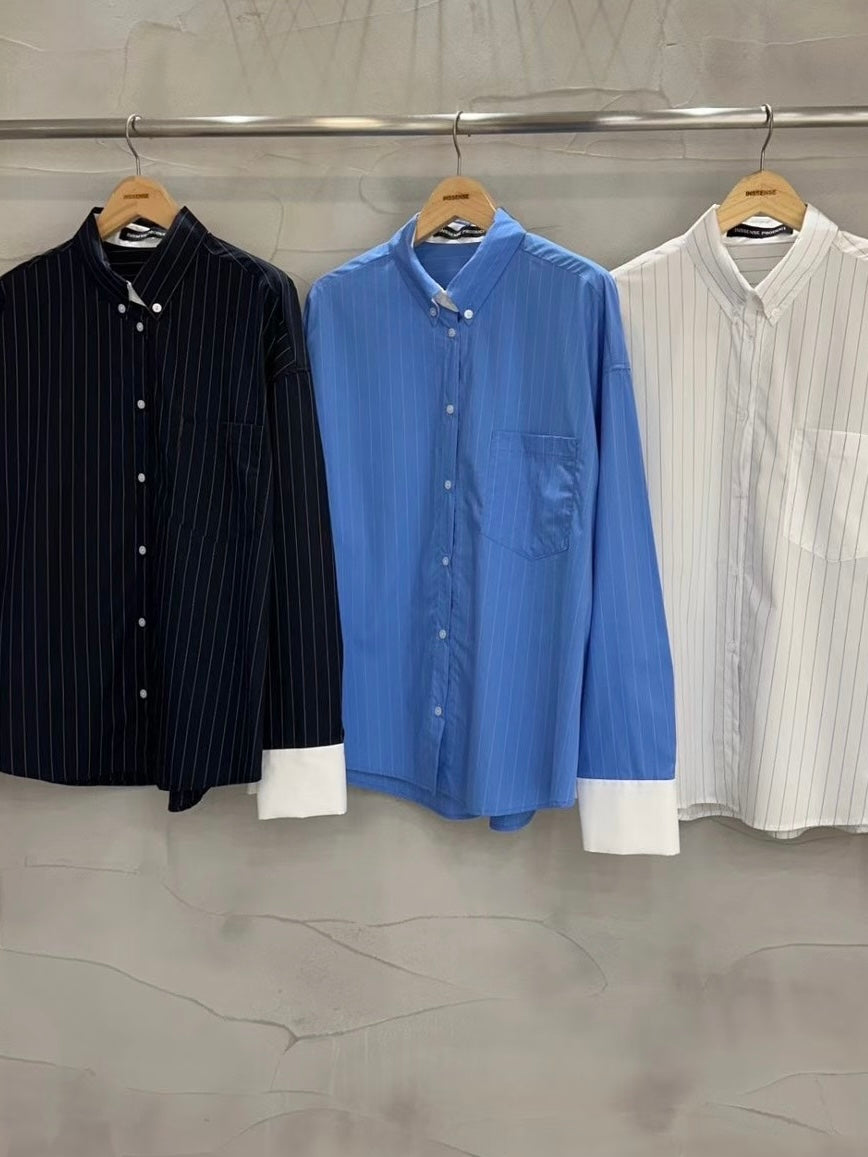 Jace Oversize Striped Shirt