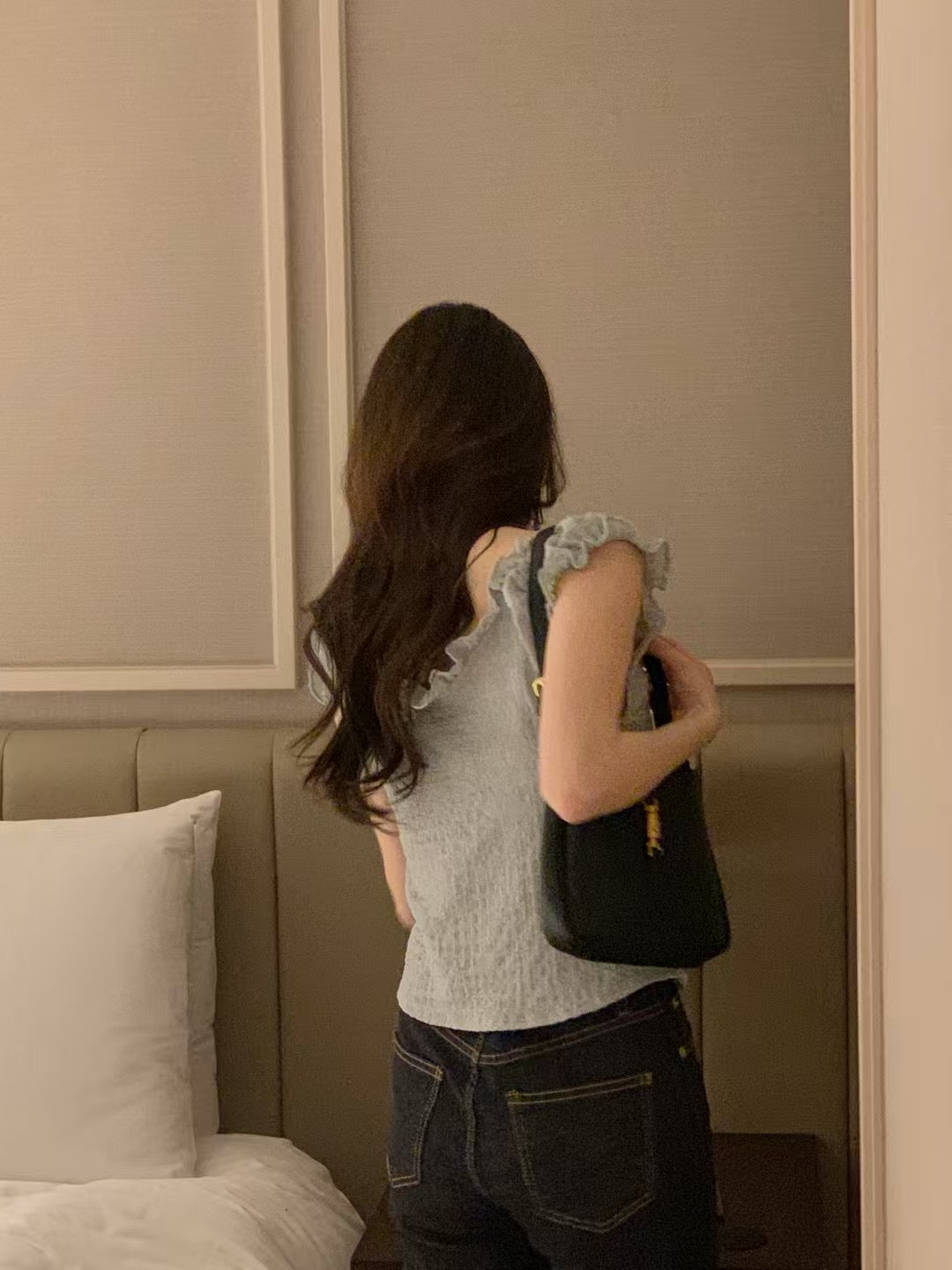 Belle Ruffle Top