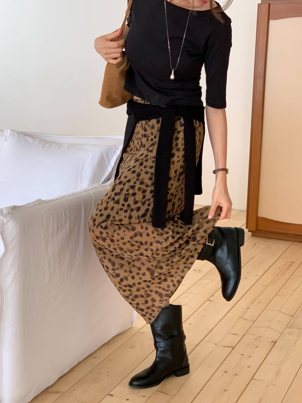 Sienna Leopard Skirt
