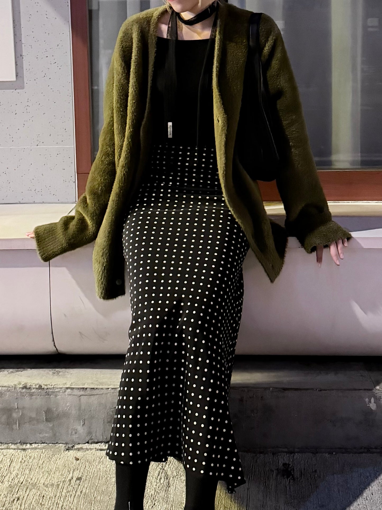 Ella Dotted Skirt (免燙款)