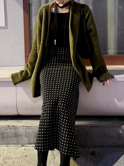Ella Dotted Skirt (免燙款)