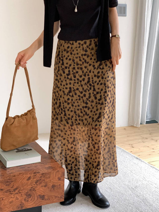 Sienna Leopard Skirt