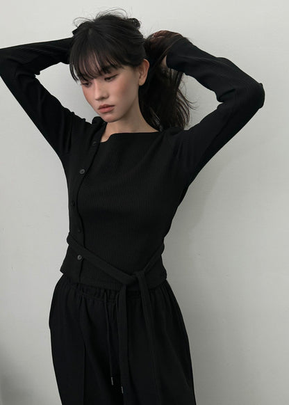 Asymmetric Knit Top