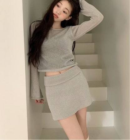 Mia Sheer Knit Set