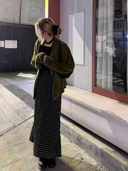 Ella Dotted Skirt (免燙款)