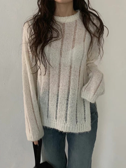 Hi Tracy Knit Top (See Through)