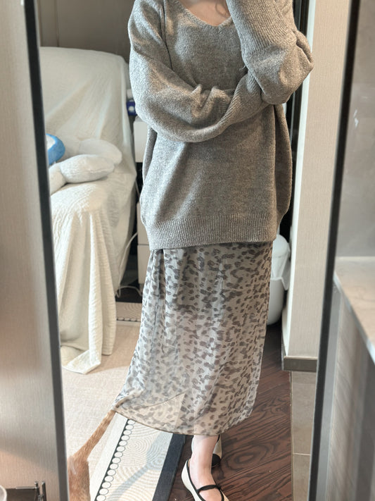 Sienna Leopard Skirt