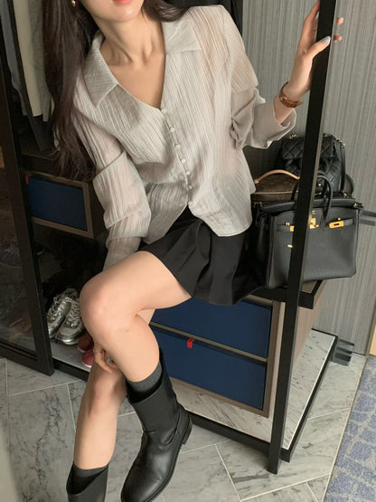 Cheryl V-Neck Blouse