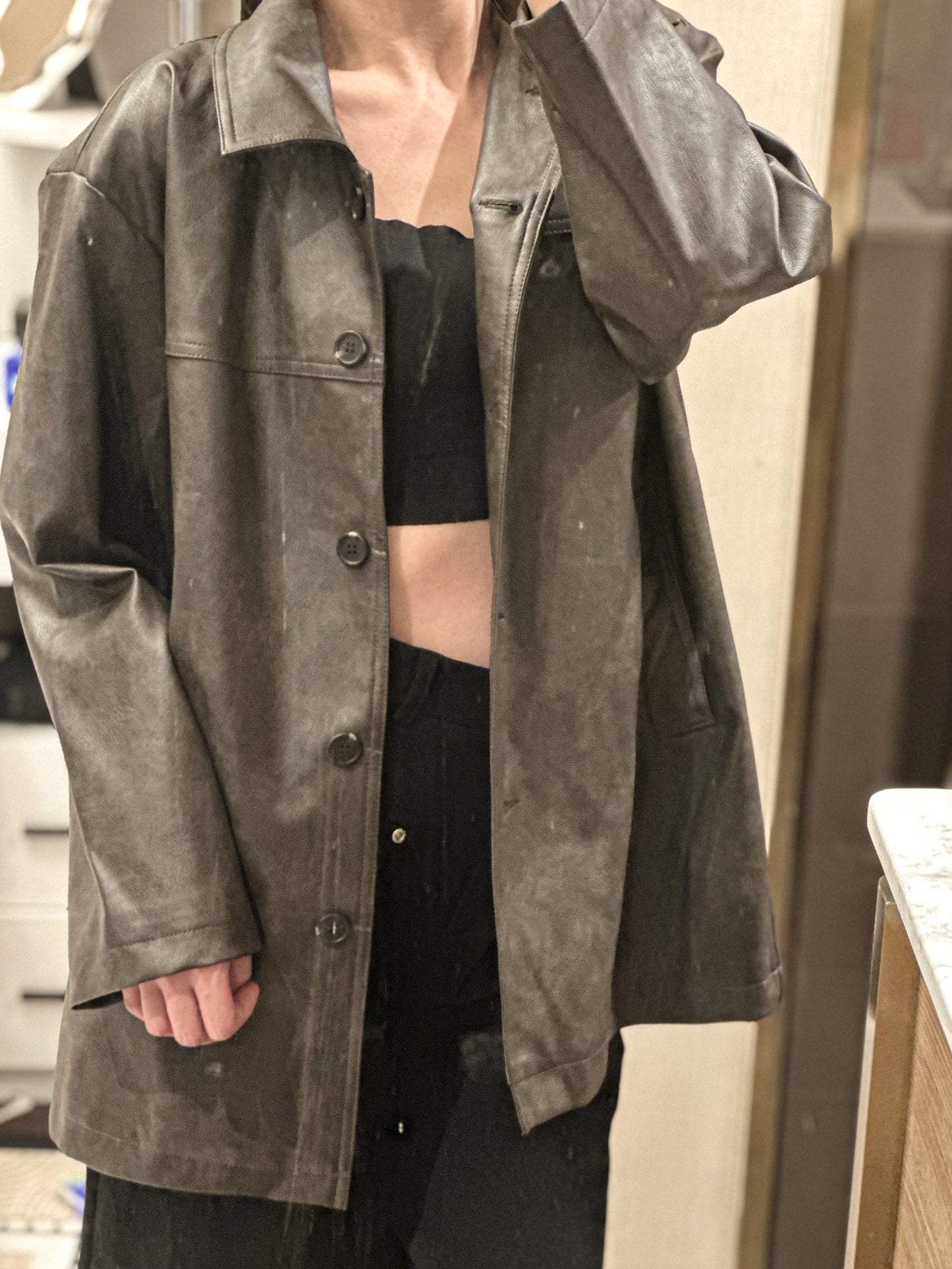 Morgan Faux-leather Jacket