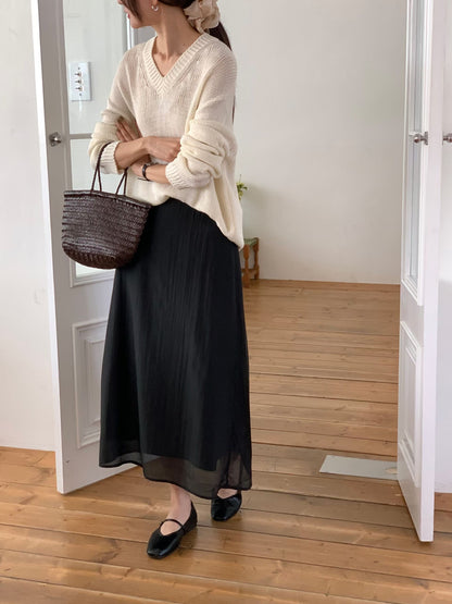 Amina Sheer Skirt