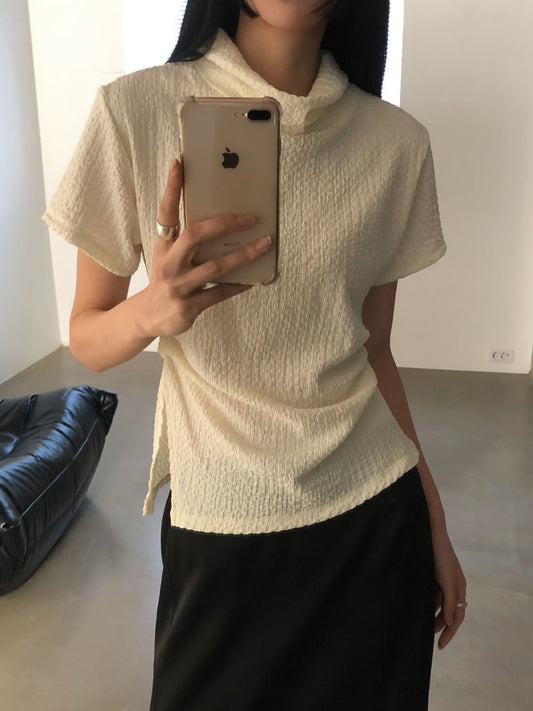 Stella Wrinkle Slit Top