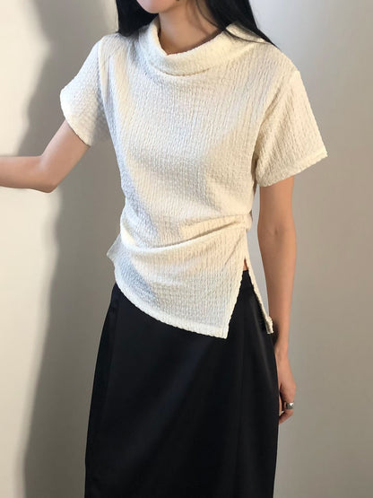 Stella Wrinkle Slit Top