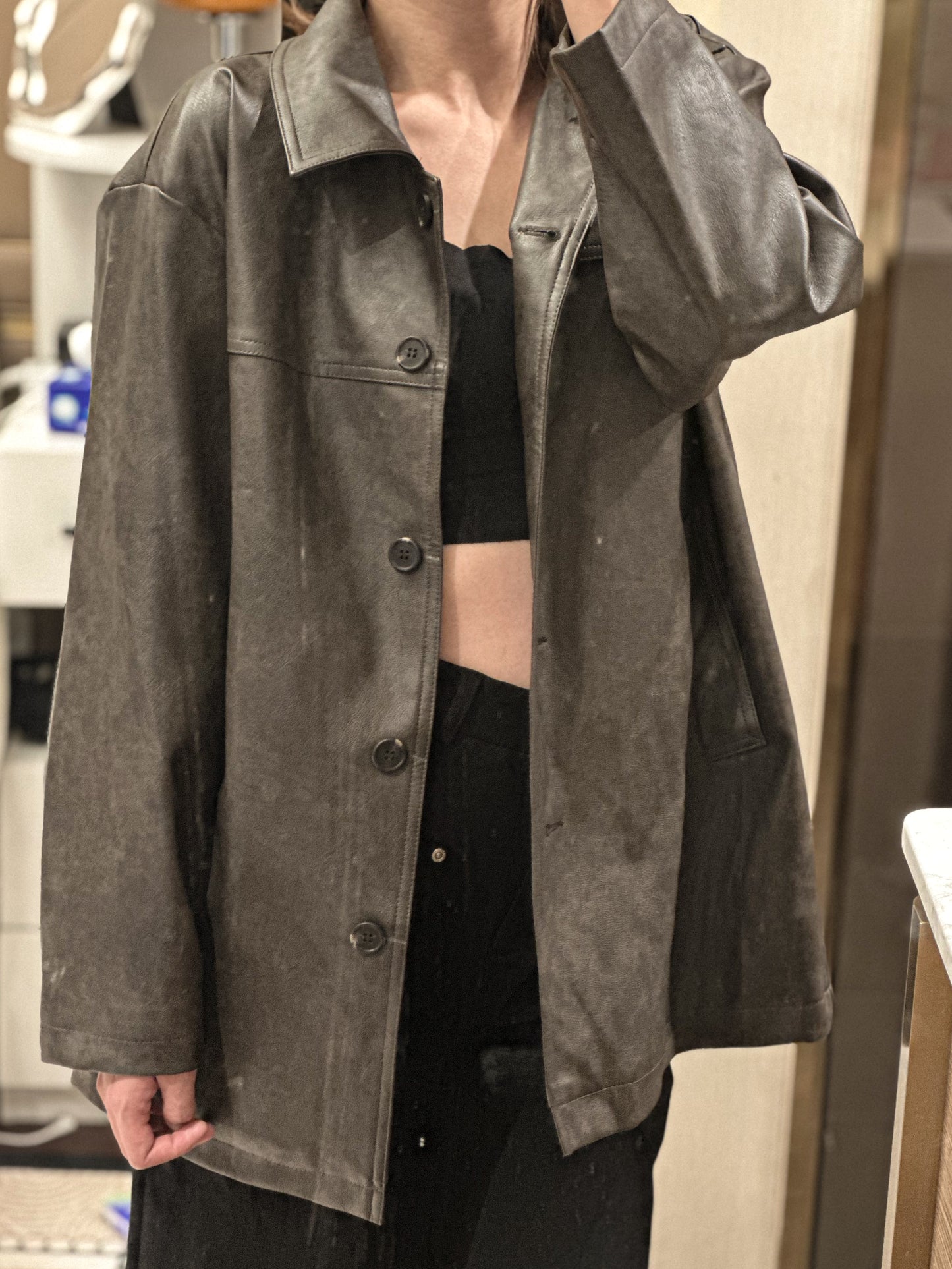 Morgan Faux-leather Jacket