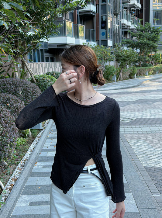 Elise Side Tie Top