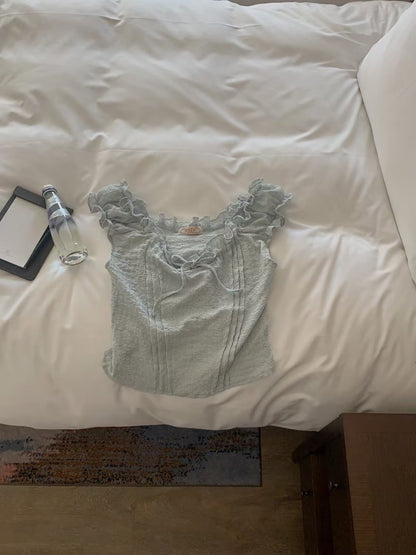Belle Ruffle Top