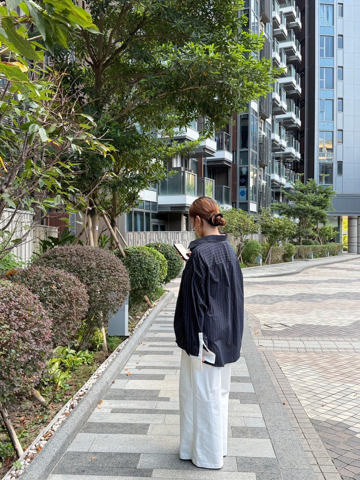 Jace Oversize Striped Shirt