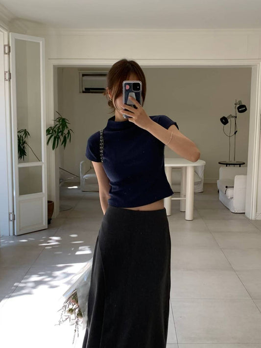 Daily Mock Neck Top