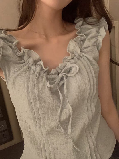 Belle Ruffle Top