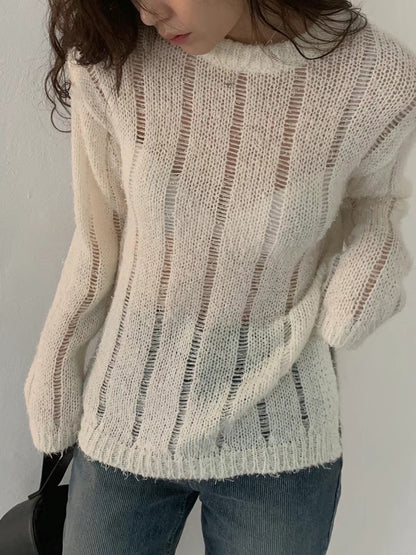 Hi Tracy Knit Top (See Through)