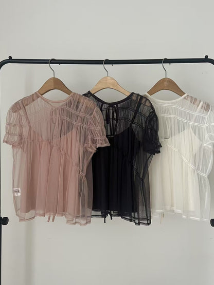Mesh Lace Top Set