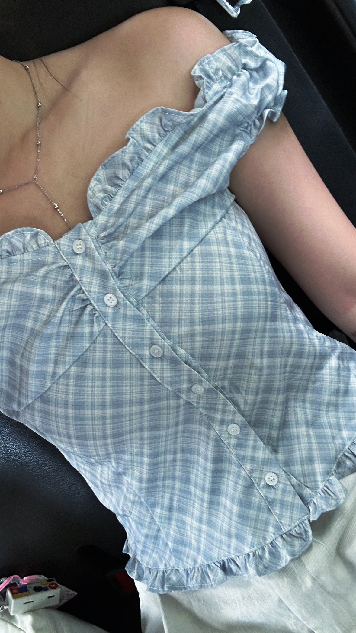 Renny Checked Blouse