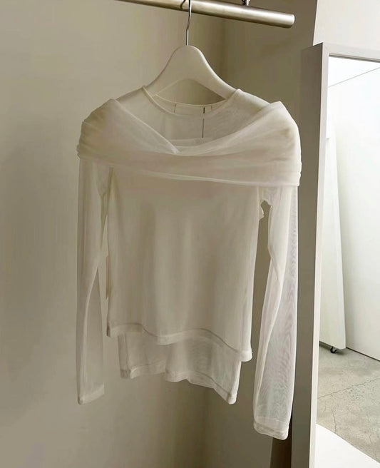 (現貨-$50) Fairy See Through Top Set