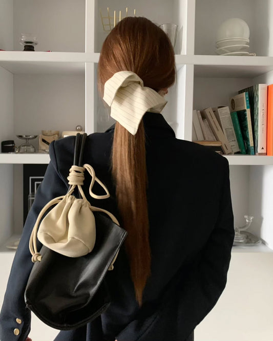 Eleanor Striped Scrunchie